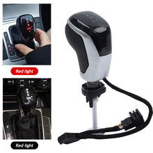 Load image into Gallery viewer, Car Auto LED Electronic Shift Hand Gear Shift Knob Head Lever Leather Shift Knob Stick For VW golf 7 passat B8 tiguan MK2 CC Scirocco Octavia Kodiaq superb jetta MK5 MK6