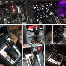 Load image into Gallery viewer, Car Auto LED Electronic Shift Hand Gear Shift Knob Head Lever Leather Shift Knob Stick For VW golf 7 passat B8 tiguan MK2 CC Scirocco Octavia Kodiaq superb jetta MK5 MK6