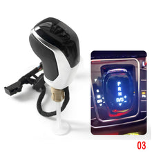 Load image into Gallery viewer, Car Auto LED Electronic Shift Hand Gear Shift Knob Head Lever Leather Shift Knob Stick For VW golf 7 passat B8 tiguan MK2 CC Scirocco Octavia Kodiaq superb jetta MK5 MK6