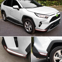 Load image into Gallery viewer, 2Pcs/4Pcs Car Stainless Front Rear Bumper Protector Trim Covers For Toyota RAV4 RAV-4 2020-2022 Accessories Styling