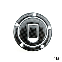 Load image into Gallery viewer, Motorcycle Carbon Fiber Fuel Gas Oil Cap Tank Pad Tankpad Protector Sticker For Honda Suzuki Kawasaki Yamaha