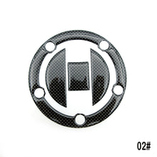 Load image into Gallery viewer, Motorcycle Carbon Fiber Fuel Gas Oil Cap Tank Pad Tankpad Protector Sticker For Honda Suzuki Kawasaki Yamaha