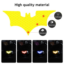 Load image into Gallery viewer, 3Pcs Car Reflective Sticker Reflective Tape Warning Stickers Night Safe Bat Style Decoration Motorcycle Helmet Decals Accessoire