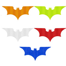 Load image into Gallery viewer, 3Pcs Car Reflective Sticker Reflective Tape Warning Stickers Night Safe Bat Style Decoration Motorcycle Helmet Decals Accessoire