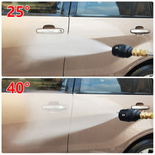 Load image into Gallery viewer, 5 In 1 Car Washer Spray Nozzle High Pressure Washing Nozzle 1/4 Quick Connector Rotating 0/15/25/40/65 Degree Pressure Washer