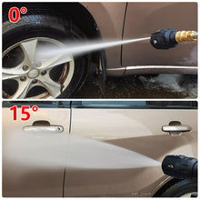 Load image into Gallery viewer, 5 In 1 Car Washer Spray Nozzle High Pressure Washing Nozzle 1/4 Quick Connector Rotating 0/15/25/40/65 Degree Pressure Washer
