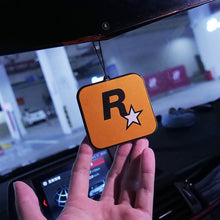 Load image into Gallery viewer, Car Fragrance R Star Car Long-lasting Aromatherapy Fragrance Piece Net Trend Yellow Pendant Decoration Car Deodorization