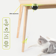 Load image into Gallery viewer, Automatic Electric Cat Teaser Toy Up Down Interactive Trainning Toy Pet Cats Feather Furball Pendant Teaser Balls