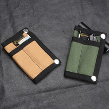 Load image into Gallery viewer, Mini Multi-Functional Tactical EDC Storage Bag Outdoor Portable Canvas Anti-Loss Change Cards Kits