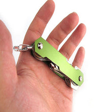 Load image into Gallery viewer, Aluminum Alloy Double Open Double Head Key Storage Clip EDC Outdoor Gadget Screw Driver Multifunctional Storage Clip DIY Door Magic