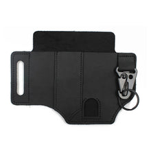 Load image into Gallery viewer, Multifunctional Storage Waist Pack EDC Tactical Tools Flashlight Key Pen Belt Leather Bag Outdoor Camping Survival Hunting External Waist Clip