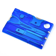 Load image into Gallery viewer, Multifunctional EDC Tool Card Outdoor Camping Survival Emergency Travel Tool Combination Knife Screwdriver Pen Portable Pocket Gadget