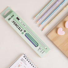 Load image into Gallery viewer, 12pcs/Lot HB Wooden Pencil with Eraser Sharpener for Student Children Drawing Writing Pencils Kids Learning Writing Training Pencils School Office Stationery Supplies