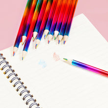 Load image into Gallery viewer, 12pcs/Lot Concentric Rainbow Colored Pencil Painting Crayon Kids Drawing Pencil Crayons Set School Scrapbooking Journal Colors Pencils