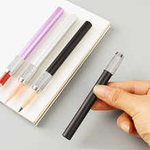 Load image into Gallery viewer, Metal Pencil Extension Holder Sketch Pencil Art Drawing Pencil Rod Extension Sleeve Aluminum Alloy Pencil Pencil Holder School Art Stationey Supplies