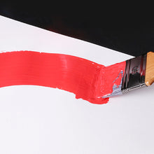 Load image into Gallery viewer, 1pc Flat Head Oil Painting Acrylic Row Brush Gouache Watercolor Artist Paint Wall Painting Nylon Hair Beech Rod Clean Brush