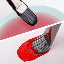Load image into Gallery viewer, 7/10Pcs Painting Brushes Set Art Acrylic Gouache Oil Watercolor Painting Artist Nylon Hair Beech Wood Rod Brush Set