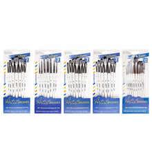 Load image into Gallery viewer, 7/10Pcs Painting Brushes Set Art Acrylic Gouache Oil Watercolor Painting Artist Nylon Hair Beech Wood Rod Brush Set