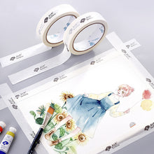 Load image into Gallery viewer, Masking Tape for Watercolor Painting Oil Painting Artist Washi Tape Sketch Fixation Sticky Traceless Tape 2.5cm*20m