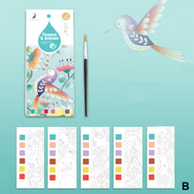 Load image into Gallery viewer, 20Sheets Children DIY Watercolor Painting Book with Paint Kids Gouache Graffiti Picture Coloring Drawing Books Bithday Christmas Gifts