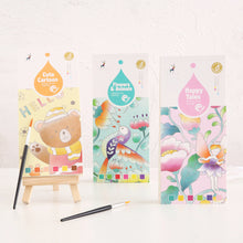 Load image into Gallery viewer, 20Sheets Children DIY Watercolor Painting Book with Paint Kids Gouache Graffiti Picture Coloring Drawing Books Bithday Christmas Gifts