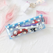 Load image into Gallery viewer, Daisy Flower Transparent Pencil Case School Pencil Box Pencil Case Pencil Bag School Supplies Stationery Bag