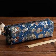 Load image into Gallery viewer, Retro Style Embroidery Pencil Case Antishock Chinoiserie Pencil Bag School Pencil Pouch Supplies