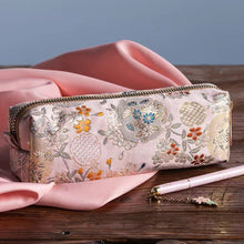 Load image into Gallery viewer, Retro Style Embroidery Pencil Case Antishock Chinoiserie Pencil Bag School Pencil Pouch Supplies