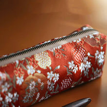 Load image into Gallery viewer, Retro Style Embroidery Pencil Case Antishock Chinoiserie Pencil Bag School Pencil Pouch Supplies