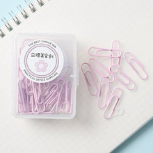 Load image into Gallery viewer, 1Box Colorful Paper Clip Metal Clips Memo Clip Bookmarks Stationery Office Accessories School Supplies Length 28mm/50mm