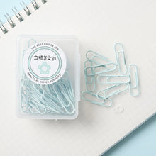 Load image into Gallery viewer, 1Box Colorful Paper Clip Metal Clips Memo Clip Bookmarks Stationery Office Accessories School Supplies Length 28mm/50mm