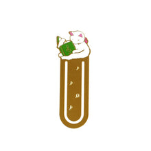 Load image into Gallery viewer, Cute Cat Bookmarks Metal Book Clips Japanese Style Brass Paper Page Holder Book Clip Stationery Reading Pagination Tools School Office Supplies