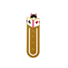 Load image into Gallery viewer, Cute Cat Bookmarks Metal Book Clips Japanese Style Brass Paper Page Holder Book Clip Stationery Reading Pagination Tools School Office Supplies