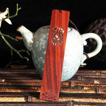 Load image into Gallery viewer, Creative Retro Sandalwood Bookmark Chinese Style Engraving Book Clips Gifts Moon Tree Mountain Wooden Page Holder School Office Supplies