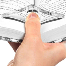 Load image into Gallery viewer, Acrylic Book Thumb Support Finger Book Page Holder Convenient Transparent Bookmark School Office Supplies