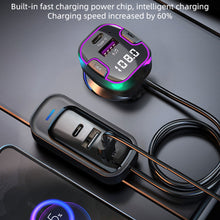 Load image into Gallery viewer, C49 Car Charger Quick Charge Cigarette Lighter Adapter Bluetooth 5.3 USB Type C Fast Charger PD QC3.0 For Iphone Samsung Xiaomi