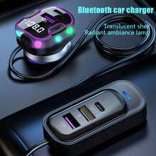Load image into Gallery viewer, CS6 Car Charger Quick Charge Cigarette Lighter Adapter Bluetooth 5.3 USB Type C Fast Charger PD QC3.0 For Iphone Samsung Xiaomi