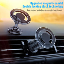 Load image into Gallery viewer, Luxury Metal Magnetic Car Phone Holder For iPhone 12 13 14 Pro Max Magsafe Case 360 Rotation Phone Mount Support For Samsung Mi