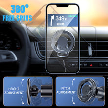 Load image into Gallery viewer, Luxury Metal Magnetic Car Phone Holder For iPhone 12 13 14 Pro Max Magsafe Case 360 Rotation Phone Mount Support For Samsung Mi