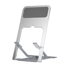 Load image into Gallery viewer, Mini Desktop Multi-Angle Folding Mobile Phone Holder Hollow Plastic Tablet Stand Portable For Iphone 12 11 8 7 pro Support