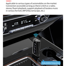 Load image into Gallery viewer, USB Bluetooth-Compatible 5.0 Transmitter Receiver LED Display MP3 Player Aux Car FM TV PC TF Audio Stereo Adapter Home Speaker