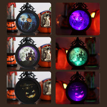 Load image into Gallery viewer, 1Pc Retro Halloween LED Pumpkin Ghost Lantern Lamp DIY Scary Light Halloween Bar Party Decorations Home Horror Props