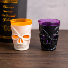 Load image into Gallery viewer, LED Skull Head Light Cup Candle Light Table Decor Glowing Wine Water Cup For Halloween Decoration Home Bar Supplies Horror Props