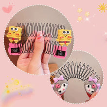 Load image into Gallery viewer, Children's Broken Hair Sorting Hair Comb Creative Strawberry Cartoon Bow Hair Clip Girls Hair Accessories