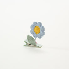 Load image into Gallery viewer, Cute 3D Flower Hairpin Creative Knitting Spring Smiling Face Hairpin Children Fashion Hair Accessories