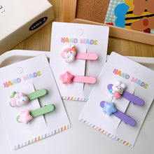 Load image into Gallery viewer, 2pcs Sweet Cute Rabbit Hair Clip Girls Star Duck Billed Hairpin Star Hair Hairpin Children Fashion Hair Accessories