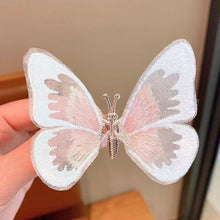 Load image into Gallery viewer, Cute 3D Stereo Lifelike Butterfly Children's Princess Embroidery Hairpin Summer Children Fashion Hair Accessories
