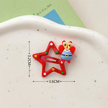 Load image into Gallery viewer, Cute Cartoon Pentagram Hairpin Dot Star BB Hair Clips Sweet Children's Student Hair Accessories Mini Child Headwear