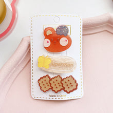 Load image into Gallery viewer, Cute Carrot Donut Cookies Cartoon Hair Clip Creative Rabbit Acetic Acid Hair Bangs Children Hair Clips Hair Accessories Headwear