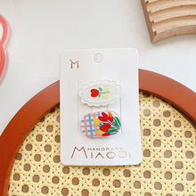 Load image into Gallery viewer, Cute Carrot Donut Cookies Cartoon Hair Clip Creative Rabbit Acetic Acid Hair Bangs Children Hair Clips Hair Accessories Headwear